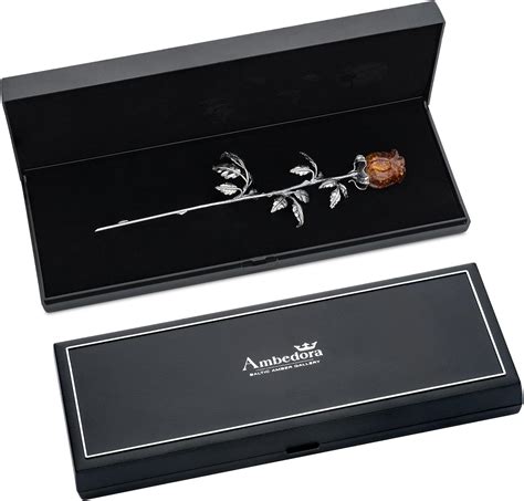 AMBEDORA Eternal Rose, Oxidised Sterling Silver, Hand Carved India | Ubuy