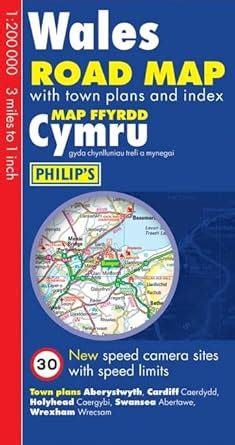 Buy Philip's Wales Road Map Book Online at Low Prices in India | Philip ...