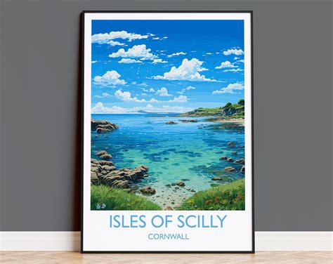 Dopaprint UNFRAMED PAPER POSTER Isles Of Scilly Travel Poster, Travel ...