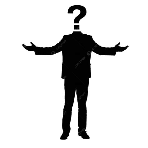 Question Mark Silhouette Woman Question Mark Free Illustration