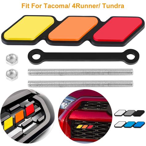 iMounTEK Tri-color Grille Badge Emblem Decoration, | Ubuy India