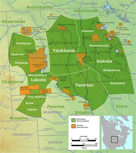 South Dakota Tribes: Population and Size Breakdown