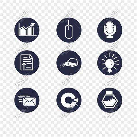 Business Icon Round PNG 的图像结果