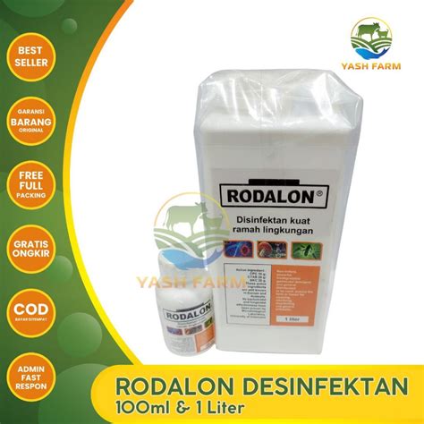 Jual RODALON 100 ML 1 LITER - DESINFEKTAN ANTISEPTIK PEMBASMI VIRUS ...