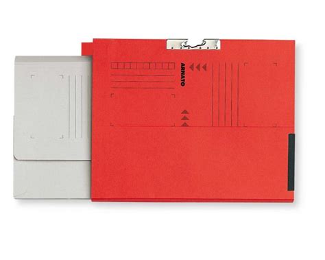 Arnato Collective File with Tab and 1 Gusset - red