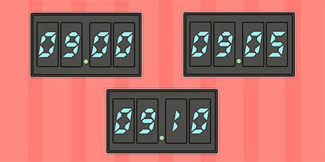 Display Digital Clocks - Digital Clock With Day Display