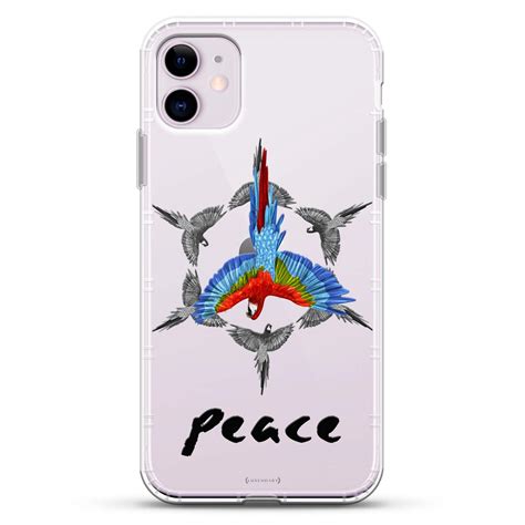 Animals: Birds Peace Design | Luxendary Air Series Clear case with 3D ...