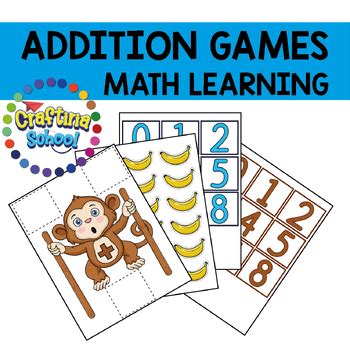 Image result for Addition Math Games Printable