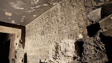 Egyptian Hieroglyphics On Tombs