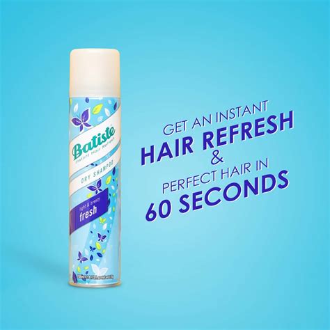 Buy BATISTE INSTANT HAIR REFRESH DRY SHAMPOO - LIGHT & BREEZY FRESH ...