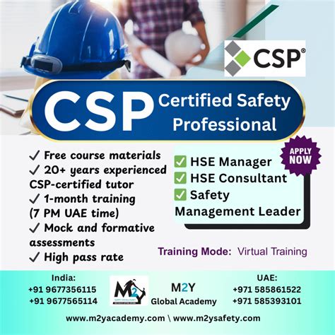 CSP Course Online | Certified Safety Professional Training