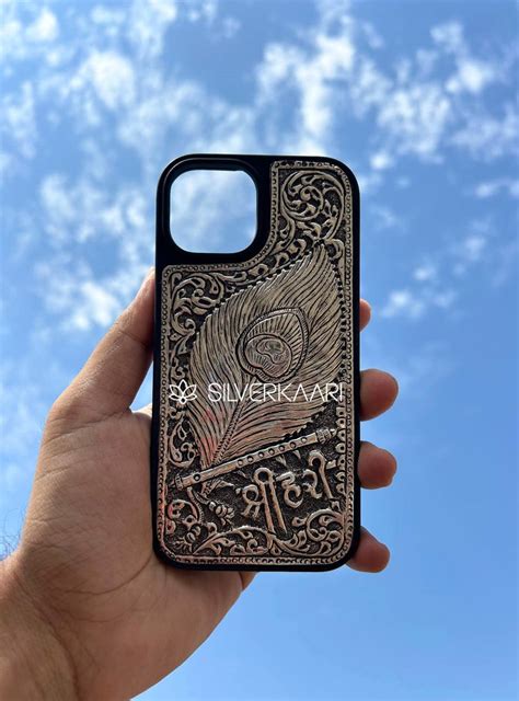 Shree Hari Silver Mobile Cover – Silverkaari