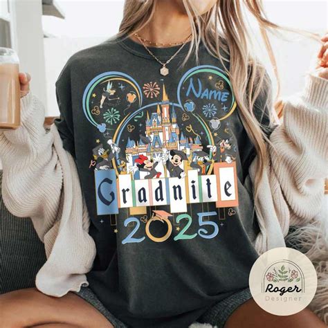 Personalized Disney Graduate Shirt, Mickey and Friends Senior ...