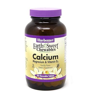 Buy Bluebonnet Nutrition Calcium Magnesium Plus Vitamin D3 Earthsweet ...