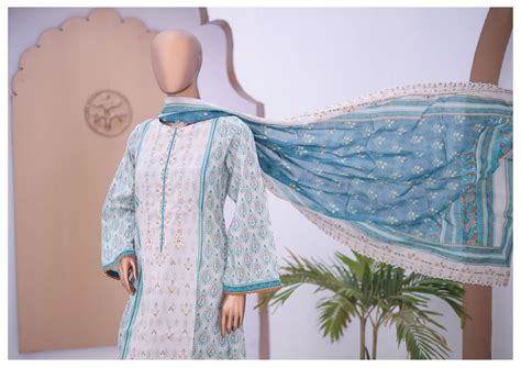 Riwayat Embroidered Lawn Collection – R-3 – YourLibaas