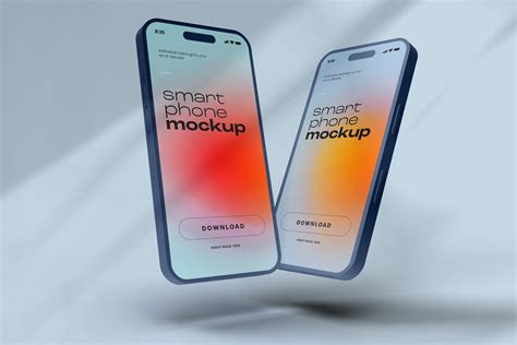 Smart Phone Mockup Design with Editable Graphic by 72 dpi · Creative ...