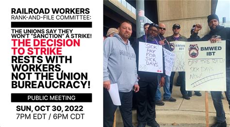 Railroad Workers Rank-and-File Committee Sunday public meeting: “The ...
