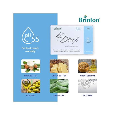 Brinton Doux Ultra Moisturizing Bar 75gm - Cureka - Online Health Care ...