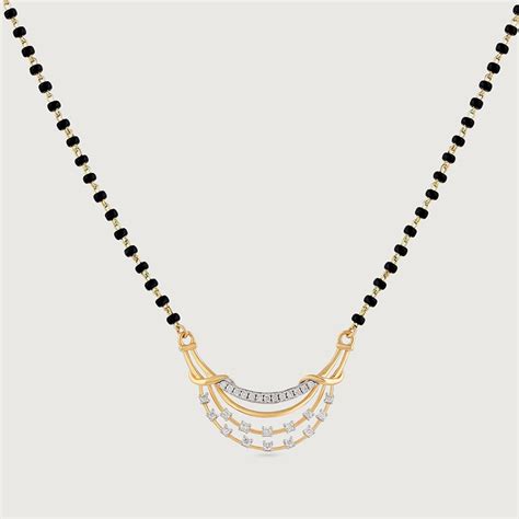 Layered Grace Gold and Diamond Mangalsutra