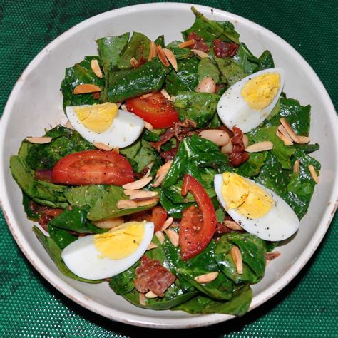 Wilted Spinach Salad