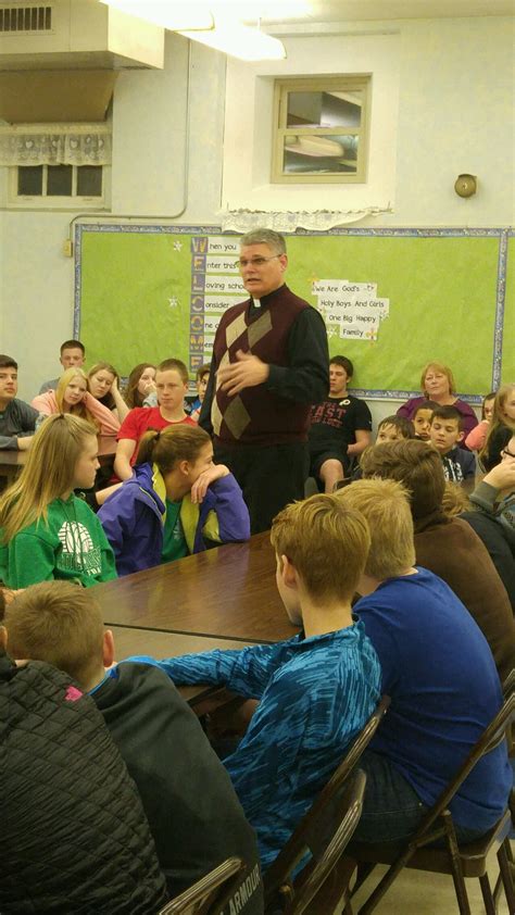 Sr. Marla Gipson, C.PP.S. and Fr. Vince Wirtner, C.PP.S. each spoke to ...