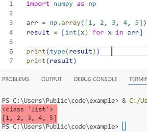 Image result for Convert List to Numpy Array Python