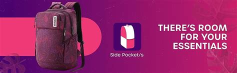 Buy American Tourister Crone 25 Ltrs Magenta Casual Backpack (FG8 (0 ...