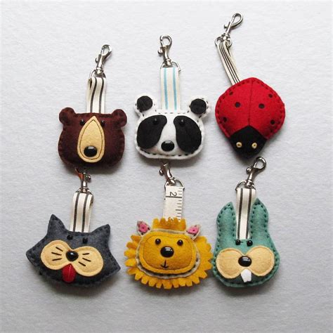 Image result for Handmade Felt Keychains