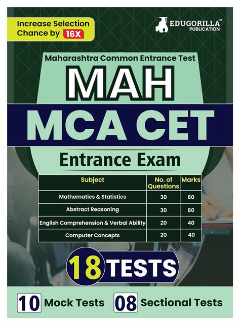 Buy MAH CET MCA Entrance Exam 2024 (Maharashtra Common Entrance Test ...