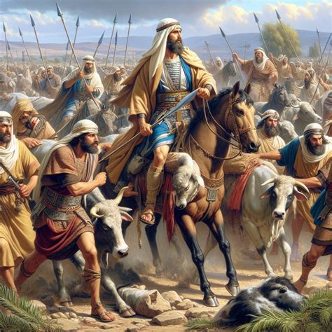 What does 1 Samuel 23:5 mean? | Bible Art