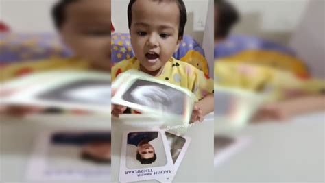 Toddler recognises 15 famous personalities from cards without any hints ...