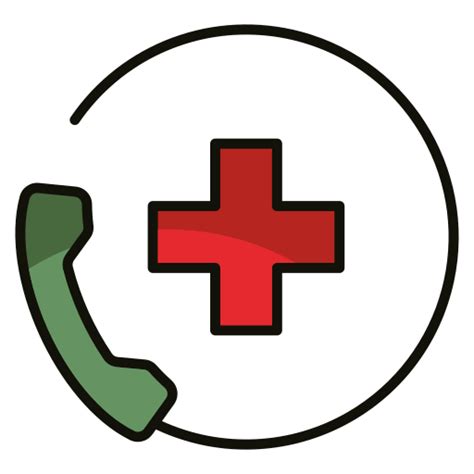 Emergency contact - Free communications icons