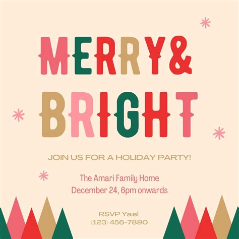 55+ Christmas Invitation Ideas For Your Lovely Guests