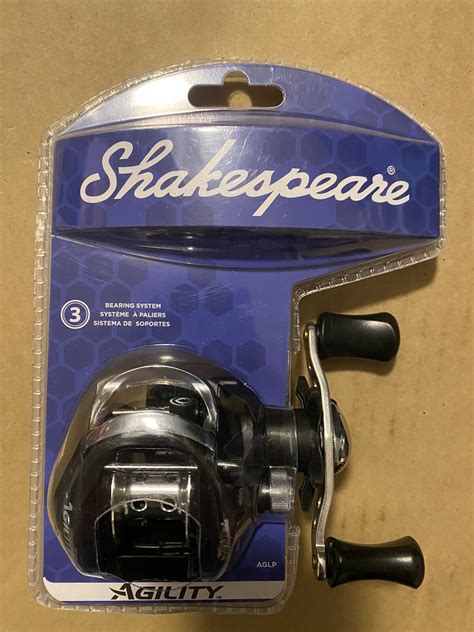 Shakespeare Agility 3 Bearing System Baitcasting Reel AGLPB 6:2:1 Gear ...