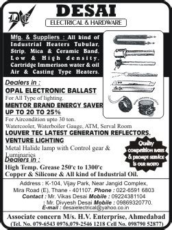 denz enterprises noida desai electrical and hardware mira road e