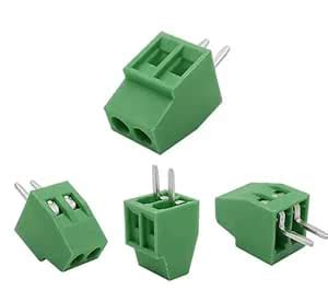 2.54mm Pitch 2-pin Screw Terminal - Pack of 4 : Amazon.in: Industrial ...