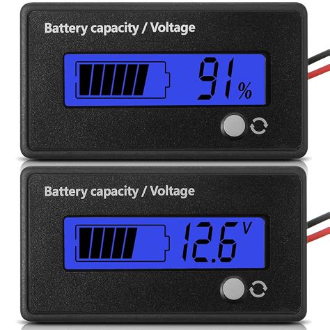 Frienda 12-72V Battery Capacity Voltage Meter with Alarm, India | Ubuy
