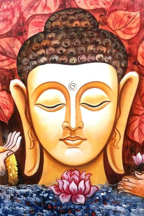 British Terminal™ Lord Gautam Buddha Canvas Painting Printed Poster ...