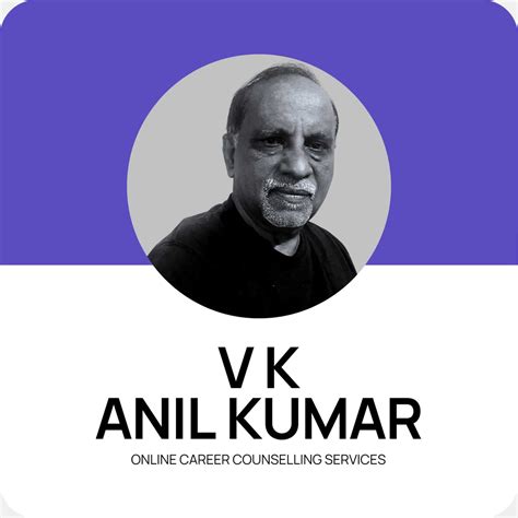 VK Anil Kumar | IIT Madras Pravartak Certified Counsellor – fundaspring