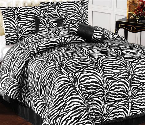 Zebra Print Bed Set Queen at Doris Watson blog