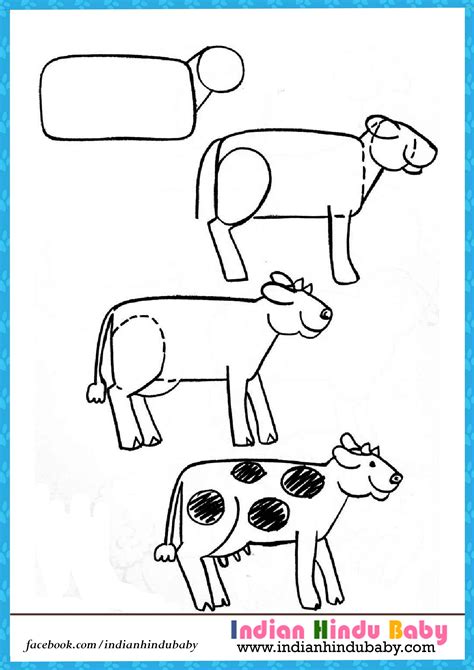 Cow Drawing Tutorial 的图像结果