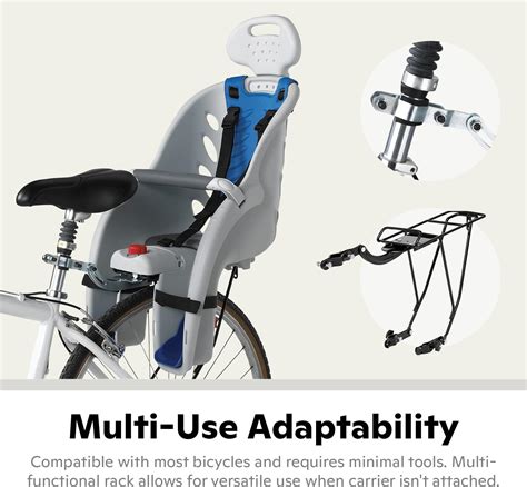 Buy Schwinn Deluxe Bicycle Mounted Child Carrier/Bike Seat For Children ...