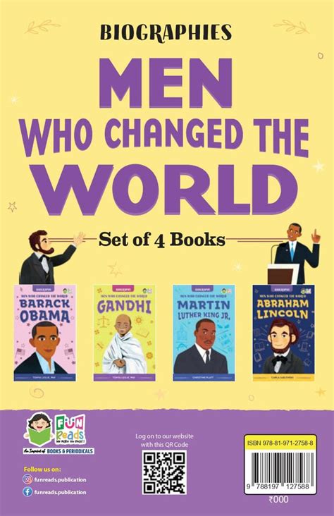 Fun Reads Who Changed the World (Barak Obama, Gandhi, Martin Luther Ki