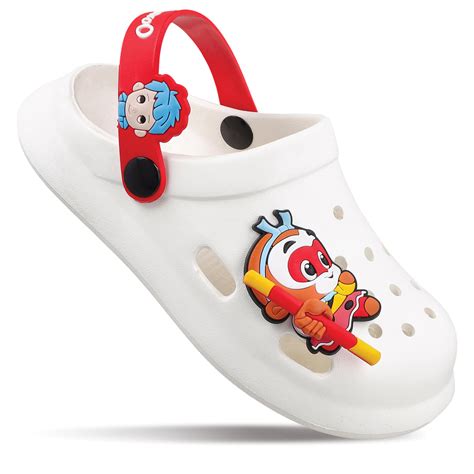 Walkaroo Kids Clogs - WK347 White – Walkaroo Footwear