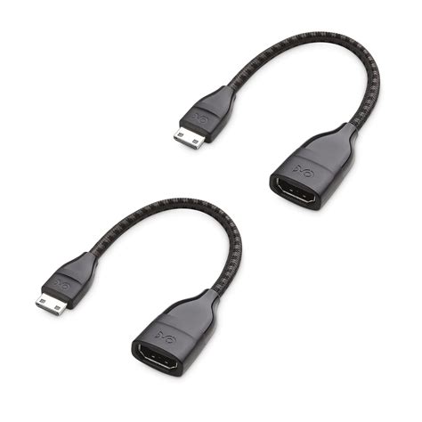 Buy Cable Matters 2-Pack 8K / 4K 120Hz Mini HDMI to HDMI Adapter (HDMI ...