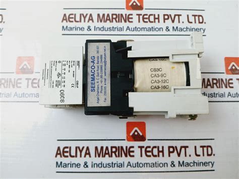 Sprecher+Schuh Cs 3C Contactor With Relay – Aeliya Marine Tech