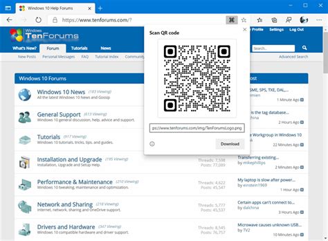 Image result for Scan QR Code Microsoft Edge