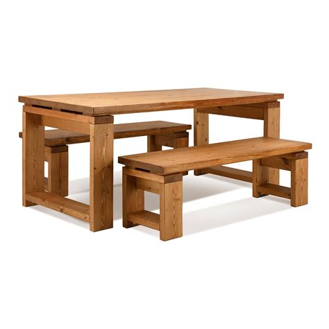 Sandyford Dining Table And Benches | Scandi Furniture