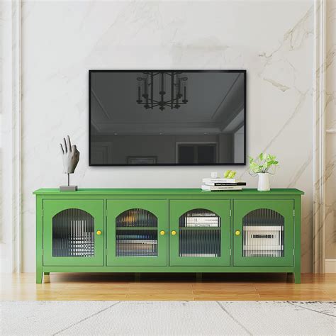 Bellemave Antique Green TV Stand Cabinet for 70 Inch TVs with India | Ubuy