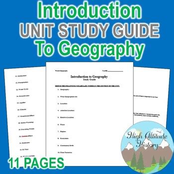 Image result for Geography Study Notes Guide